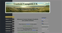 Desktop Screenshot of customcampersuk.co.uk