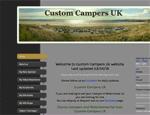 Tablet Screenshot of customcampersuk.co.uk